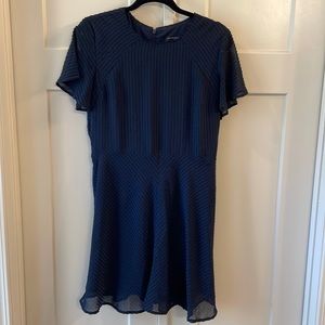 Navy Blue Banana Republic Dress Size 10p
